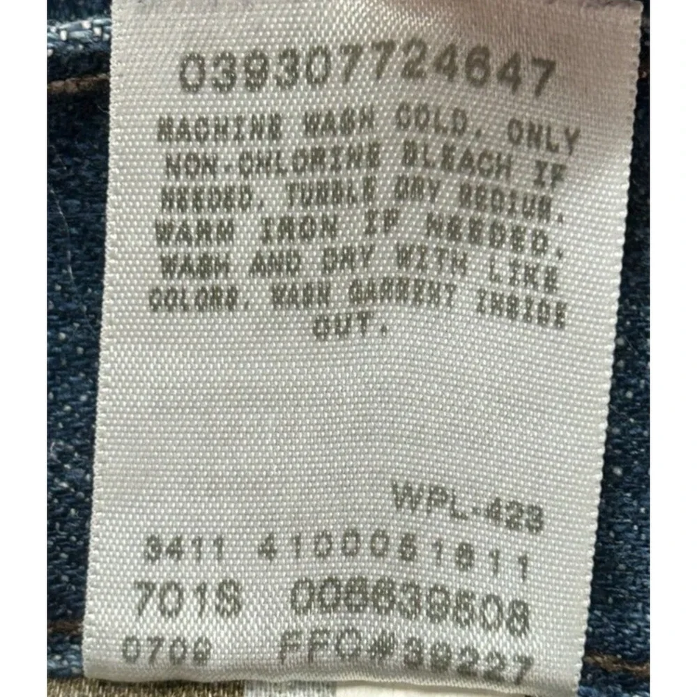Levis 514 Jeans Mens‎ 36X32 Blue Denim Whisker Measures 35X32 Slim Straight